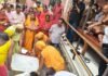 नींव पूजन से शुरू हुआ 35 फुट ऊंचे मानस्तंभ का निर्माण